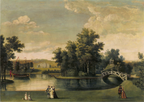 William Hannan. West Wycombe Park from the North. ca. 1751-3. Courtesy of Sir Edward Dashwood
